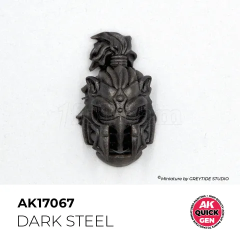 Photo de Ak Interactive Pot de Quick Gen - Dark Steel  (18 ml)