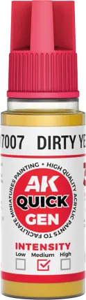 Photo de Ak Interactive Pot de Quick Gen - Dirty Yellow (18 ml)