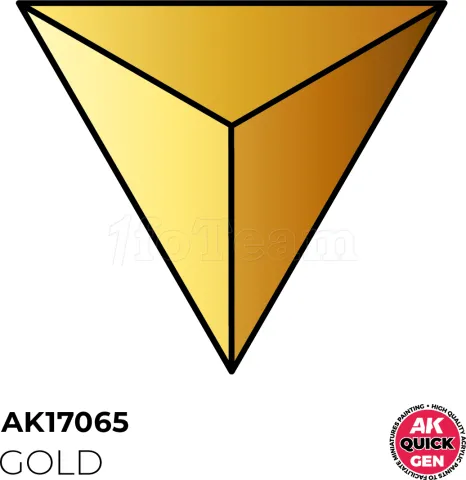 Photo de Ak Interactive Pot de Quick Gen - Gold  (18 ml)