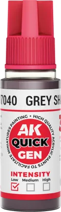 Photo de Ak Interactive Pot de Quick Gen - Grey Shadow (18 ml)