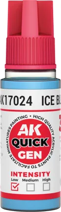 Photo de Ak Interactive Pot de Quick Gen - Ice Blue (18 ml)