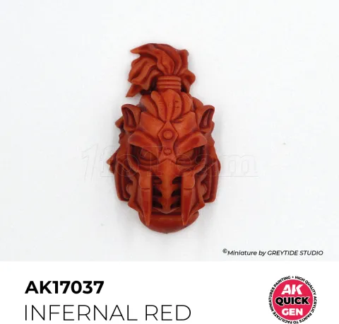 Photo de Ak Interactive Pot de Quick Gen - Infernal Red (18 ml)