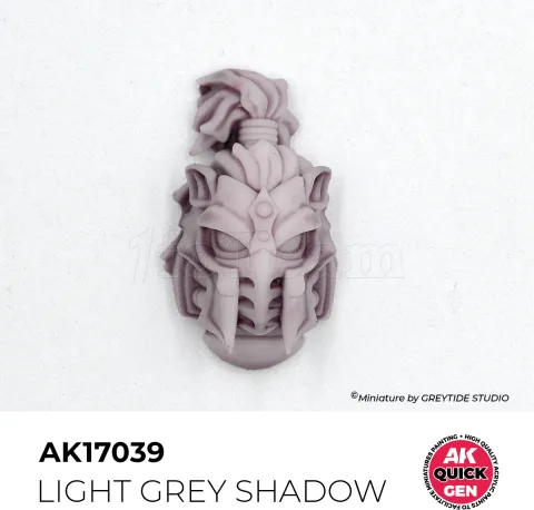 Photo de Ak Interactive Pot de Quick Gen - Light Grey Shadow (18 ml)