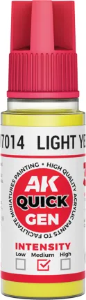 Photo de Ak Interactive Pot de Quick Gen - Light Yellow (18 ml)