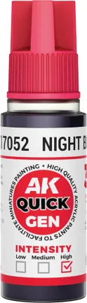 Photo de Ak Interactive Pot de Quick Gen - Night Black (18 ml)