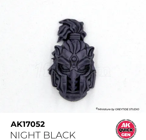 Photo de Ak Interactive Pot de Quick Gen - Night Black (18 ml)