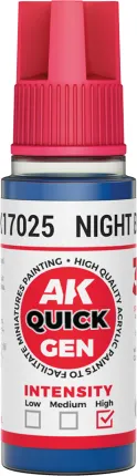 Photo de Ak Interactive Pot de Quick Gen - Night Blue (18 ml)
