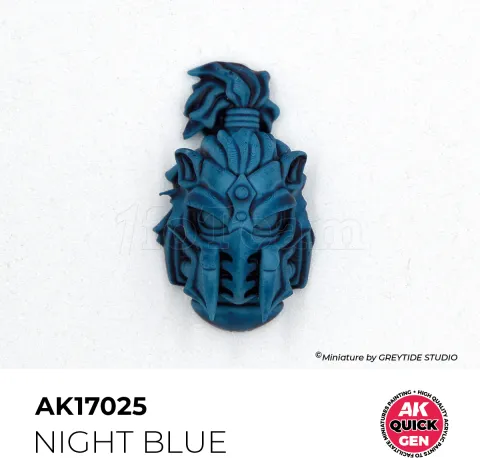 Photo de Ak Interactive Pot de Quick Gen - Night Blue (18 ml)
