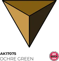 Photo de Ak Interactive Pot de Quick Gen - Ochre Green (18 ml)