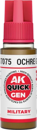 Photo de Ak Interactive Pot de Quick Gen - Ochre Green (18 ml)