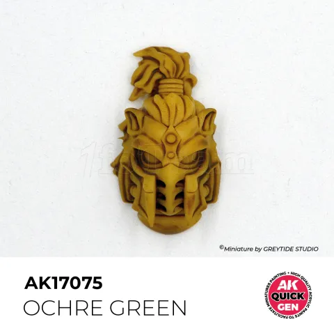 Photo de Ak Interactive Pot de Quick Gen - Ochre Green (18 ml)