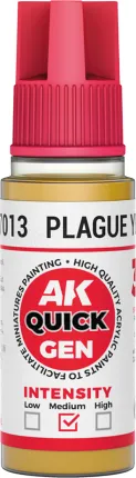 Photo de Ak Interactive Pot de Quick Gen - Plague Yellow (18 ml)
