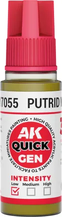 Photo de Ak Interactive Pot de Quick Gen - Putrid White (18 ml)