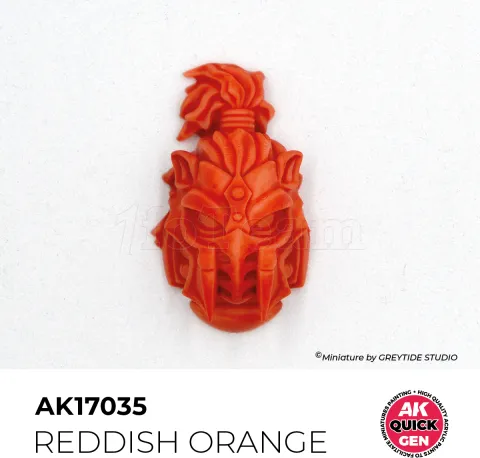 Photo de Ak Interactive Pot de Quick Gen - Reddish Orange (18 ml)