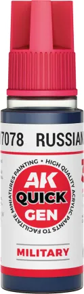 Photo de Ak Interactive Pot de Quick Gen - Russian Blue (18 ml)