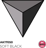 Photo de Ak Interactive Pot de Quick Gen - Soft Black (18 ml)