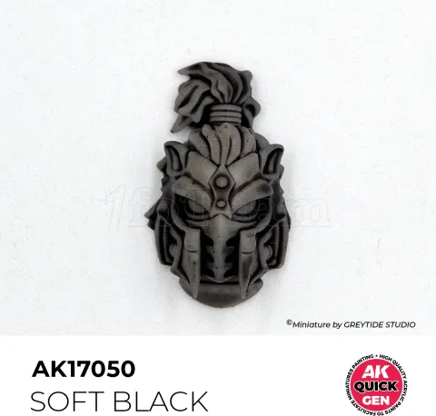 Photo de Ak Interactive Pot de Quick Gen - Soft Black (18 ml)