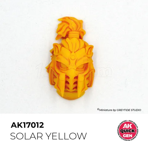 Photo de Ak Interactive Pot de Quick Gen - Solar Yellow (18 ml)