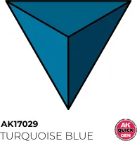 Photo de Ak Interactive Pot de Quick Gen - Turquoise Blue (18 ml)