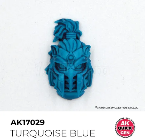 Photo de Ak Interactive Pot de Quick Gen - Turquoise Blue (18 ml)