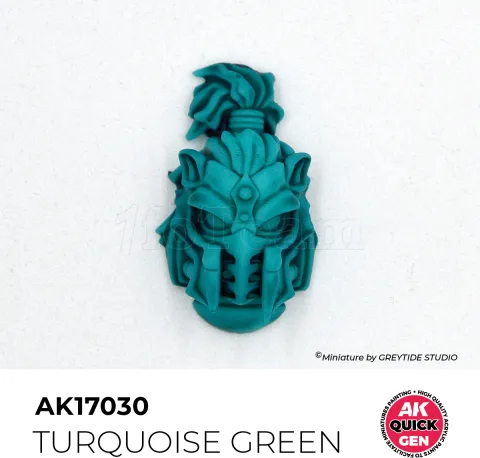 Photo de Ak Interactive Pot de Quick Gen - Turquoise Green (18 ml)