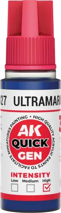 Photo de Ak Interactive Pot de Quick Gen - Ultramarine Blue (18 ml)