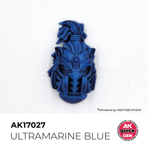 Photo de Ak Interactive Pot de Quick Gen - Ultramarine Blue (18 ml)