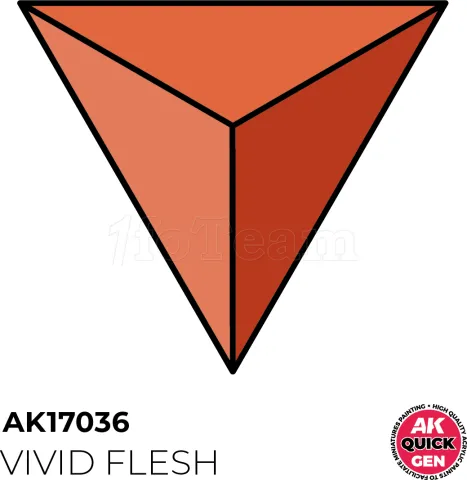 Photo de Ak Interactive Pot de Quick Gen - Vivid Flesh (18 ml)