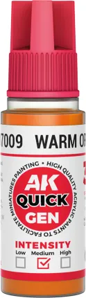 Photo de Ak Interactive Pot de Quick Gen - Warm Orange (18 ml)