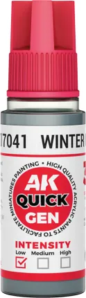 Photo de Ak Interactive Pot de Quick Gen - Winter Grey (18 ml)