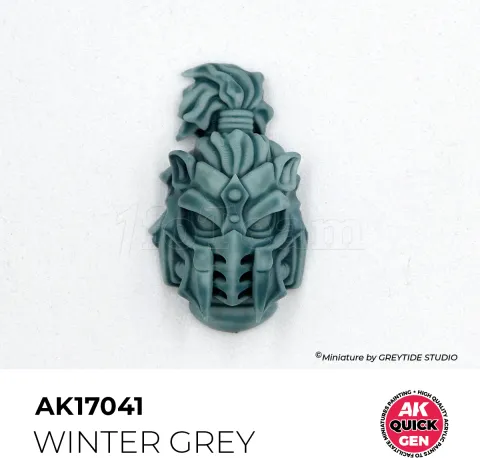 Photo de Ak Interactive Pot de Quick Gen - Winter Grey (18 ml)