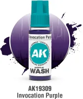 Photo de Ak Interactive Pot de Wash - Invocation Purple (18 ml)