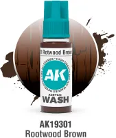 Photo de Ak Interactive Pot de Wash - Rotwood Brown (18 ml)