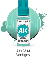 Photo de Ak Interactive Pot de Wash - Verdigris (18 ml)