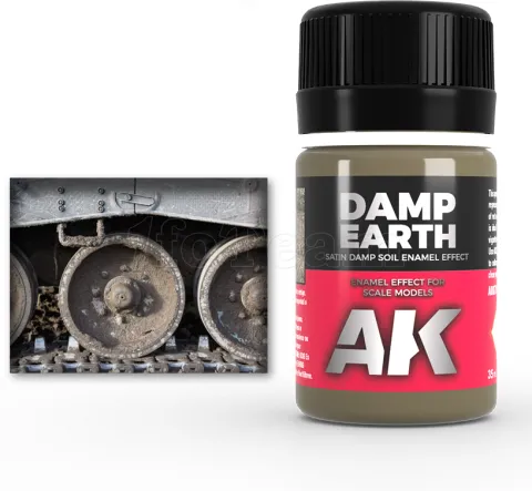 Photo de Ak Interactive Pot d'Enamel Effects - Damp Earth (35 ml)