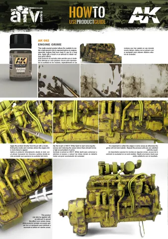 Photo de Ak Interactive Pot d'Enamel Effects - Engine Grime (35 ml)