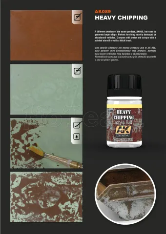 Photo de Ak Interactive Pot d'Enamel Effects - Heavy Chipping Effects (35 ml)