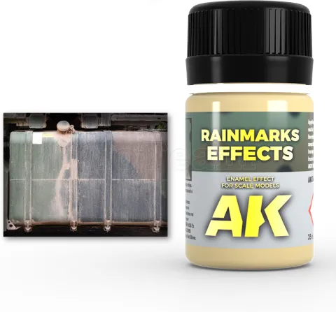 Photo de Ak Interactive Pot d'Enamel Effects - Rainmarks For Nato Vehicles (35 ml)