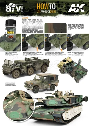 Photo de Ak Interactive Pot d'Enamel Effects - Rainmarks For Nato Vehicles (35 ml)