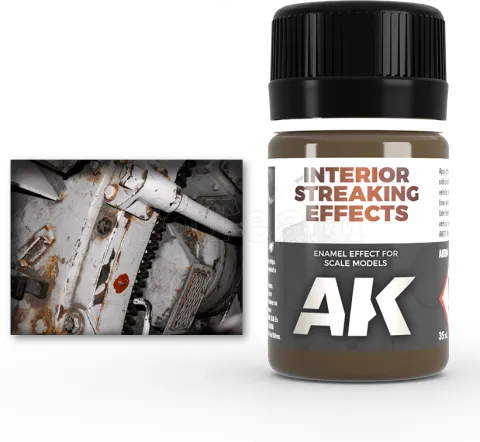 Photo de Ak Interactive Pot d'Enamel Effects - Streaking Grime for Interiors (35 ml)