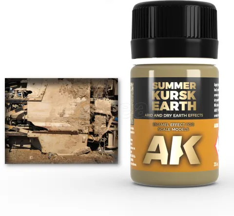 Photo de Ak Interactive Pot d'Enamel Effects - Summer Kursk Earth Effects (35 ml)