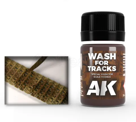Photo de Ak Interactive Pot d'Enamel Effects - Wash For Track (35 ml)