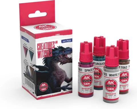 Photo de Ak Interactive Quick Gen - Creatures And Witches (Set 4 Refs)