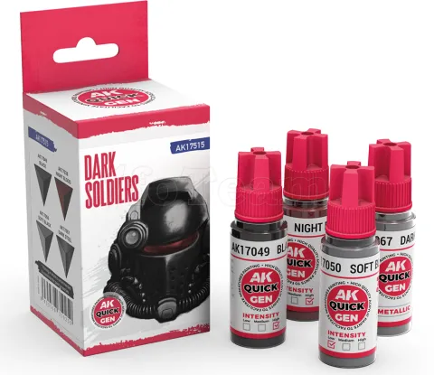 Photo de Ak Interactive Quick Gen - Dark Soldiers (Set 4 Refs)