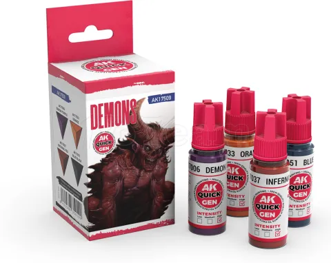 Photo de Ak Interactive Quick Gen - Demons (Set 4 Refs)