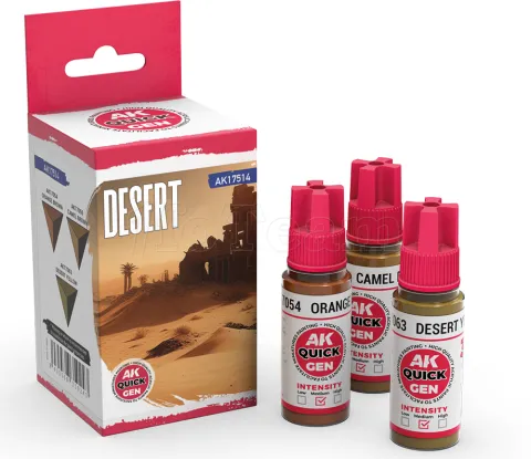 Photo de Ak Interactive Quick Gen - Desert (Set 3 Refs)