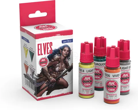 Photo de Ak Interactive Quick Gen - Elves (Set 4 Refs)
