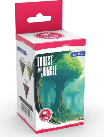 Photo de Ak Interactive Quick Gen - Forest & Jungle (Set 3 Refs)