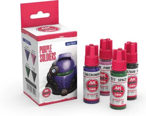 Photo de Ak Interactive Quick Gen - Purple Soldiers (Set 4 Refs)