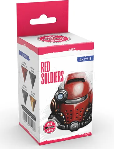 Photo de Ak Interactive Quick Gen - Red Soldiers (Set 4 Refs)